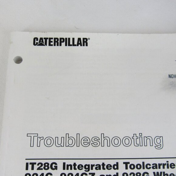 Caterpillar Troubleshooting IT28G Integrated Toolcarrier and Wheel Loaders 2003 - Picture 2 of 8